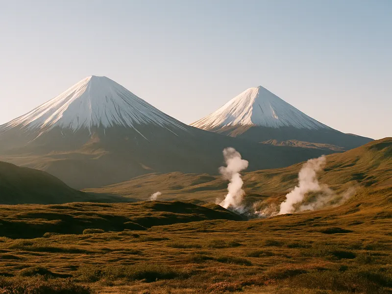 вулканы Камчатки